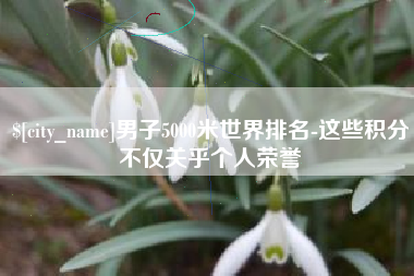 朔州男子5000米世界排名-这些积分不仅关乎个人荣誉
