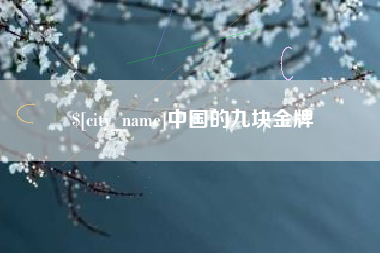 朔州中国的九块金牌