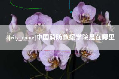 朔州中国消防救援学院是在哪里