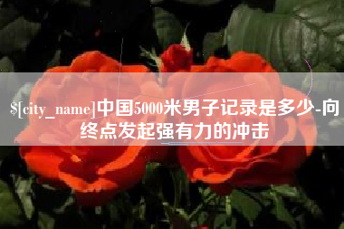 朔州中国5000米男子记录是多少-向终点发起强有力的冲击