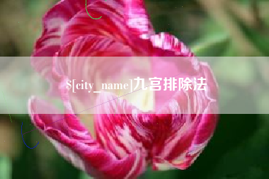 朔州九宫排除法
