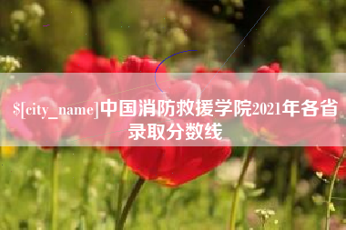 朔州中国消防救援学院2021年各省录取分数线