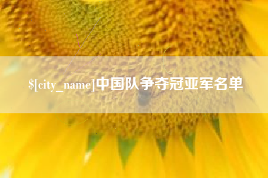 朔州中国队争夺冠亚军名单