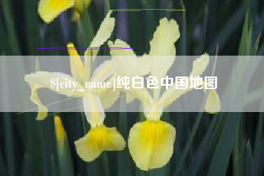 朔州纯白色中国地图