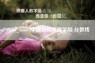 朔州中国消防救援学院 分数线