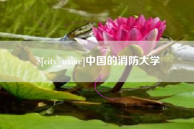 朔州中国的消防大学