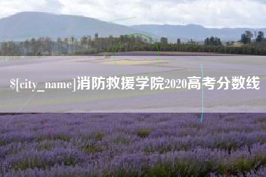 朔州消防救援学院2020高考分数线