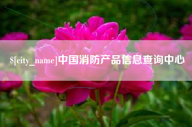 朔州中国消防产品信息查询中心