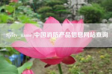 朔州中国消防产品信息网站查询