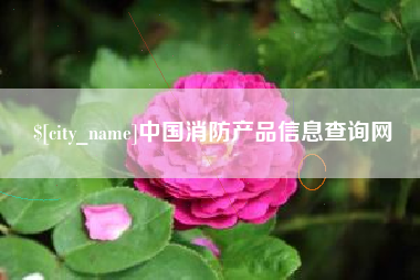 朔州中国消防产品信息查询网