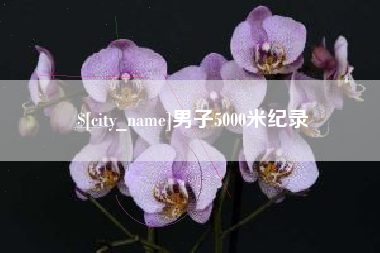 朔州男子5000米纪录