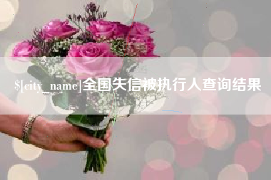 朔州全国失信被执行人查询结果
