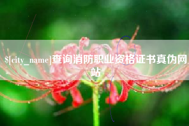 朔州查询消防职业资格证书真伪网站