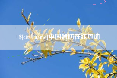 朔州中国消防在线查询