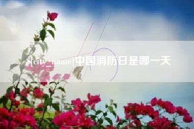 朔州中国消防日是哪一天