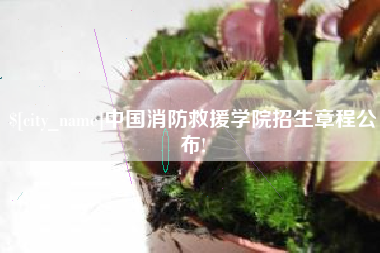 朔州中国消防救援学院招生章程公布!